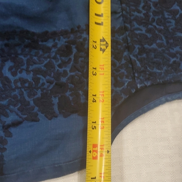 Madewell Mercado Linen  Shift  Blue Dress Size XS - Picture 4 of 12